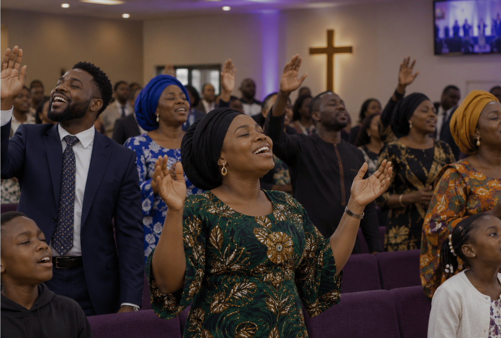 MFM Saskatoon congregation in worship